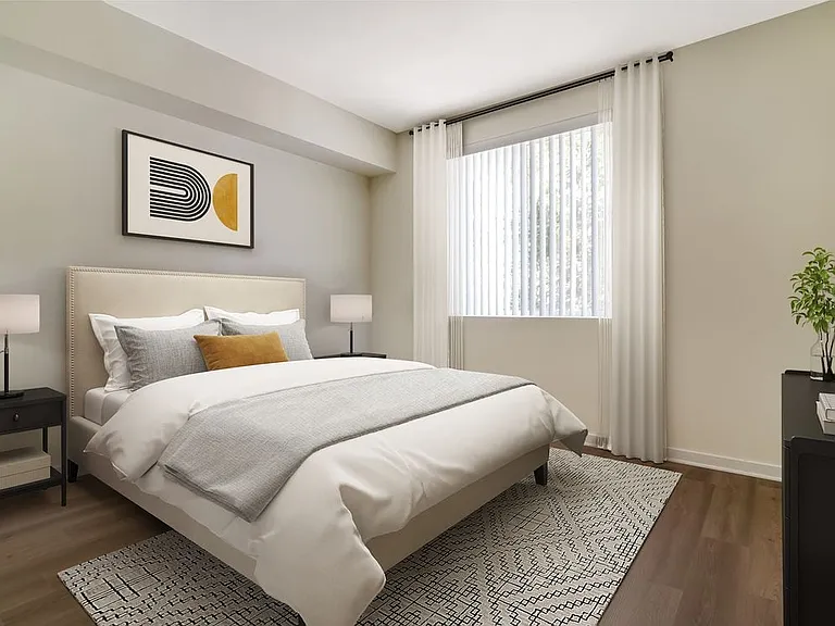 Classic Package II bedroom with hard surface flooring