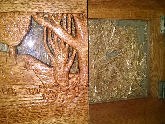 Truth window inside of Cafe 