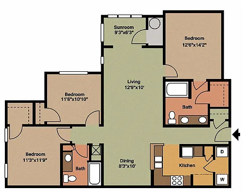 Floor plan The OConnor