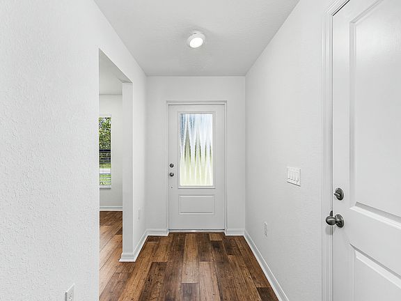 A beautiful long foyer