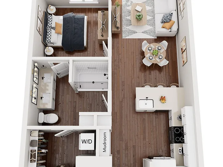 1 Bedroom | 1 Bath | 781 SF 1 Bedroom | 1 Bath | 781 SF
