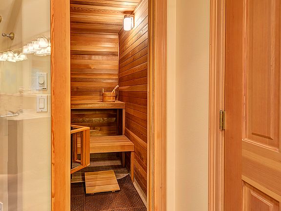 Soothing sauna!