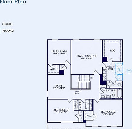 Murphy Floor Plan, Quick Move-In Home, Floor 2