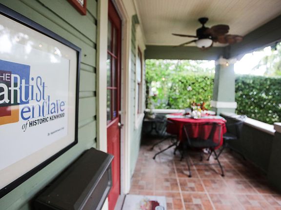 You could also be a member of the Artist Enclave, a unique opportunity within Historic Kenwood