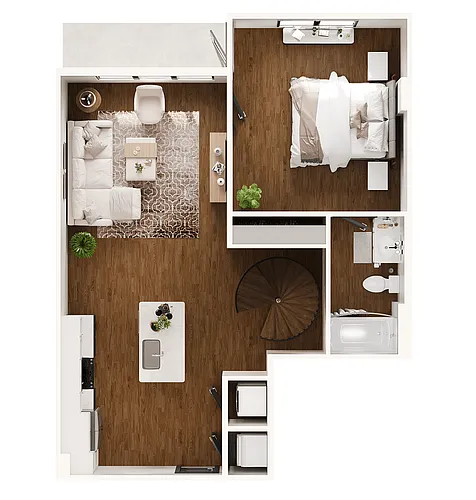 Floor plan LOFT - TH9