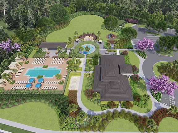 Future community amenities to include a pool, splash pad, clubhouse, fitness room, tot lot and multi