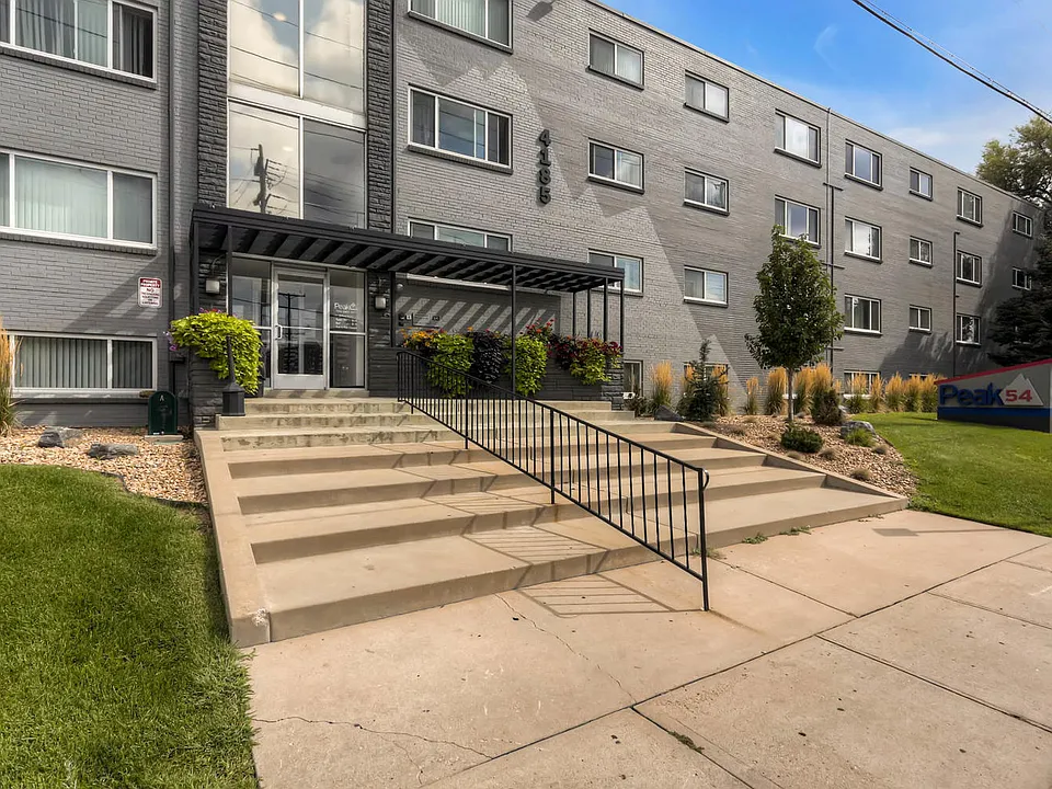 Peak 54 Apartments Building Entrance in Denver, Colorado
