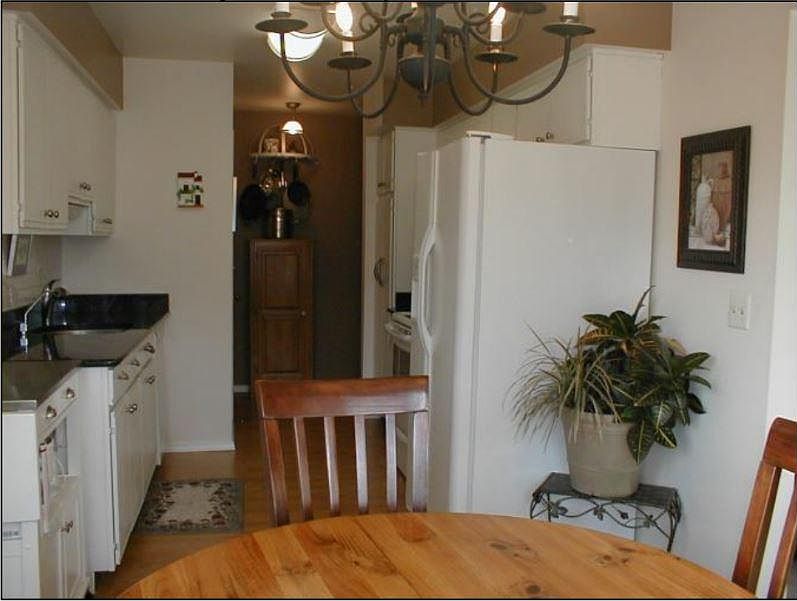 Kitchen with granite