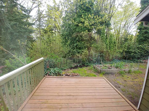 Deck with forest view