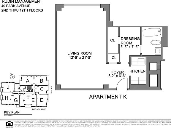 2nd image of 40 Park Ave APT 2K