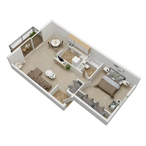 Floor plan Huron