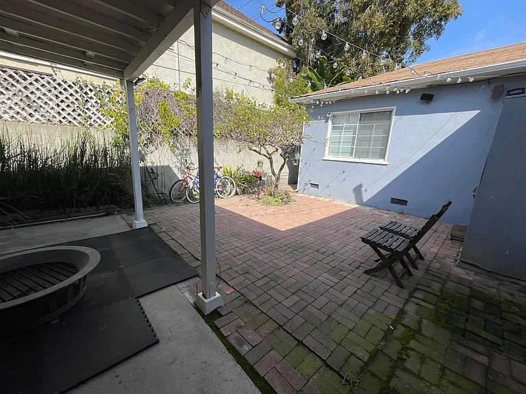 Large Private Back Patio Space