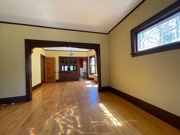 View of the dining rom from the living room.