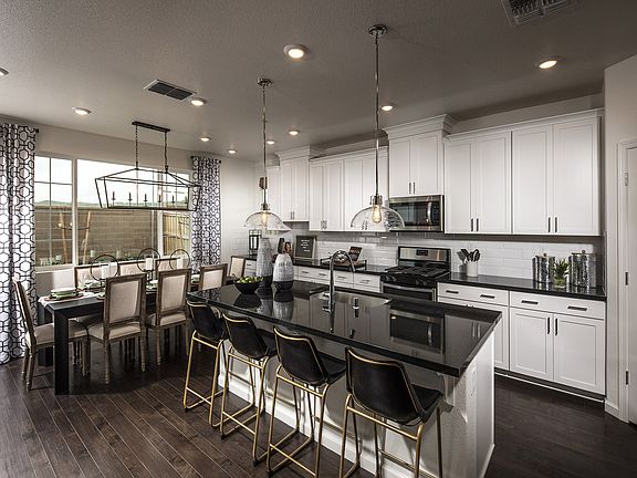 Kitchen opens to the eat-at Nook