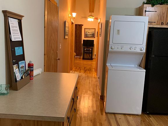 Hallway from kitchen to living area