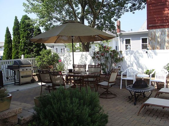 Rear Yard with Brick Patio