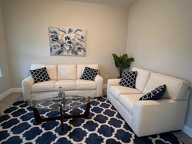 Den, room to add a desk to convert to an office