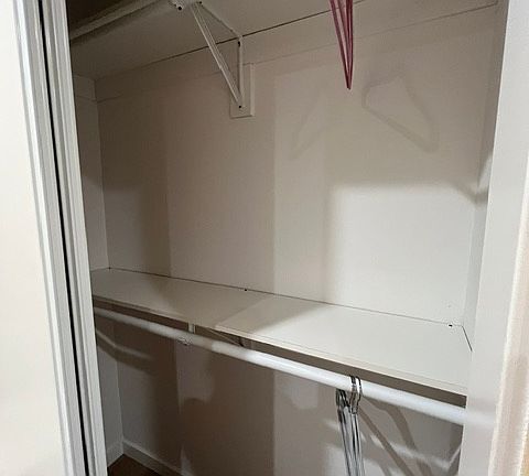 Main bedroom closet.