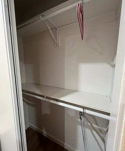 Main bedroom closet.