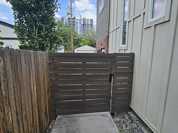 Gate to front door and yard
