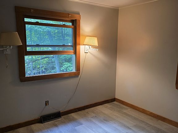 Back bedroom overlooking the brook