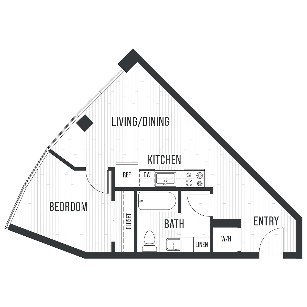 Floor plan Plan 1A