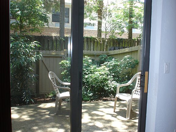 nice private patio