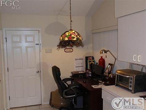 Breakfast eat in kitchen area or set up as desk/ office space, with door to double garage