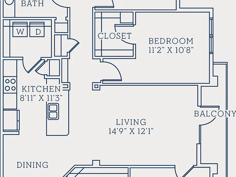 D1 floor plan Circa Uptown