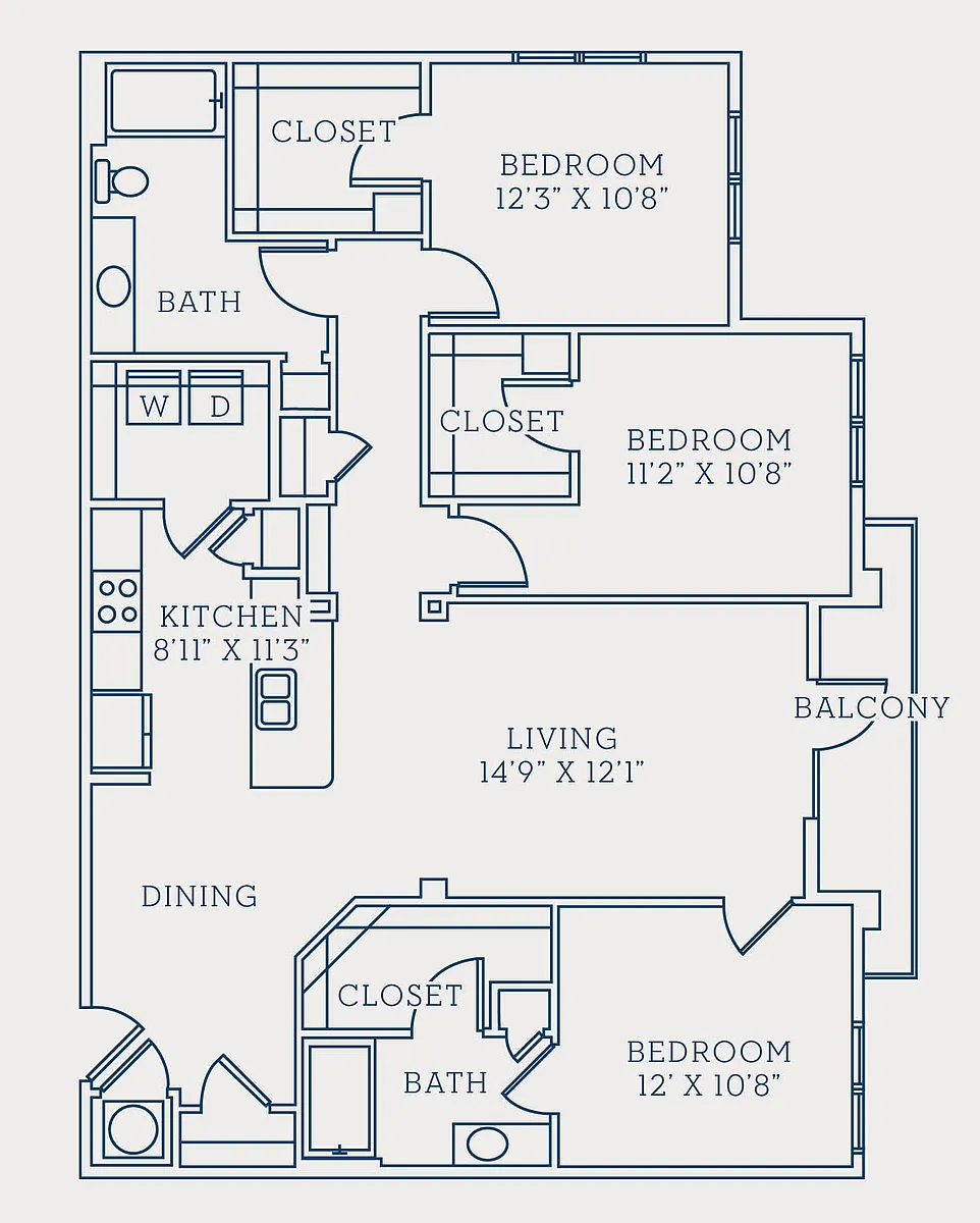 Floor plan D1