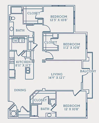 Floor plan D1