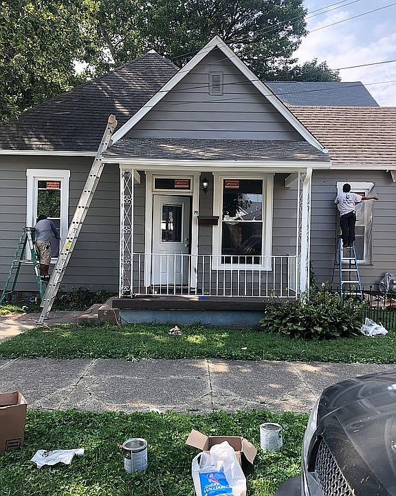 Newly painted and new window
