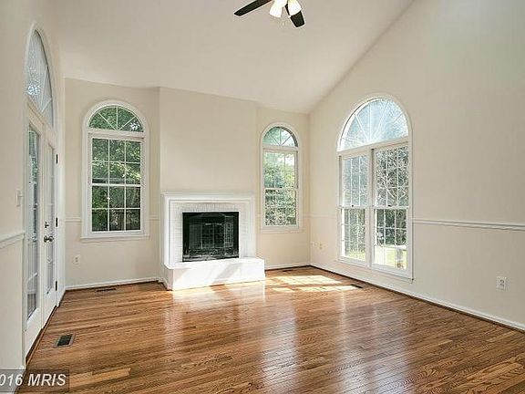 Family Room with Vaulted Ceiling
