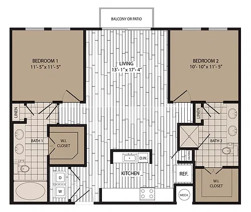 Floor plan B1