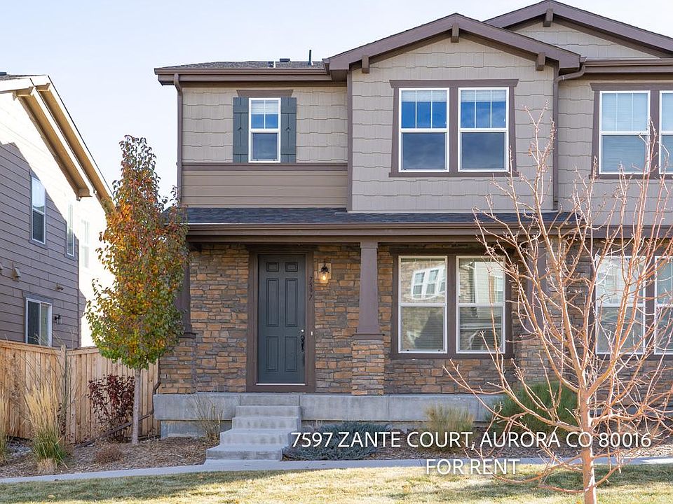 Your rental home - 
7597 S. Zante Ct, Aurora CO 80016