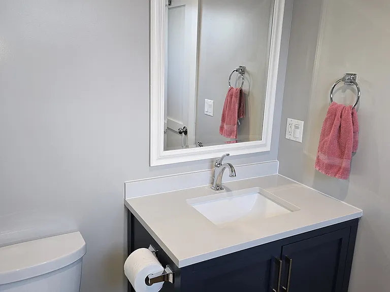 Downstairs half bath