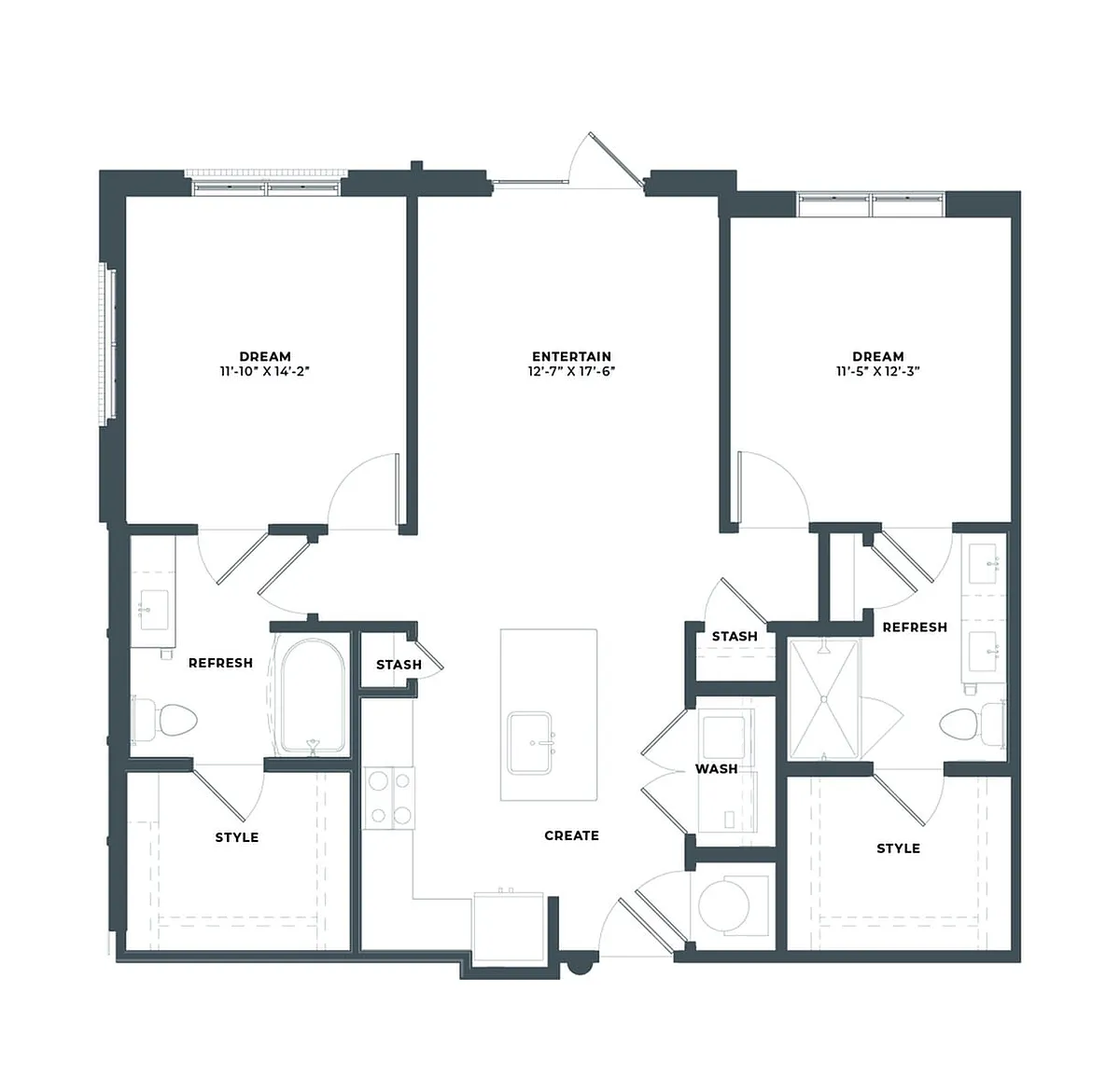 Floor plan B1