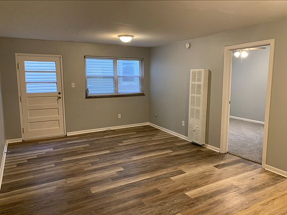 Living with gas wall furnace