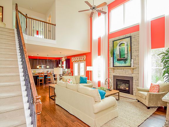Open 2 Story Family Room