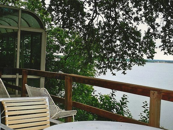 Deck outside kitchen 