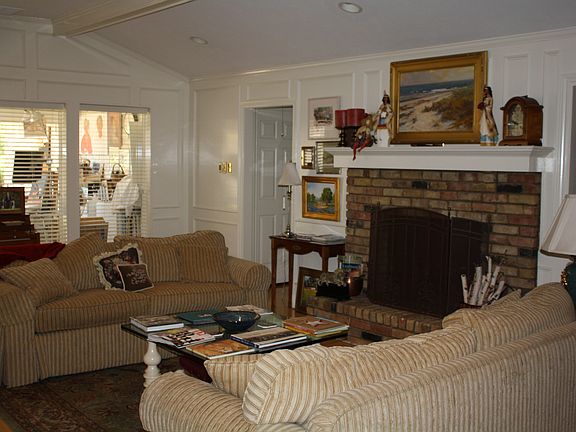 Living Room and Fireplace