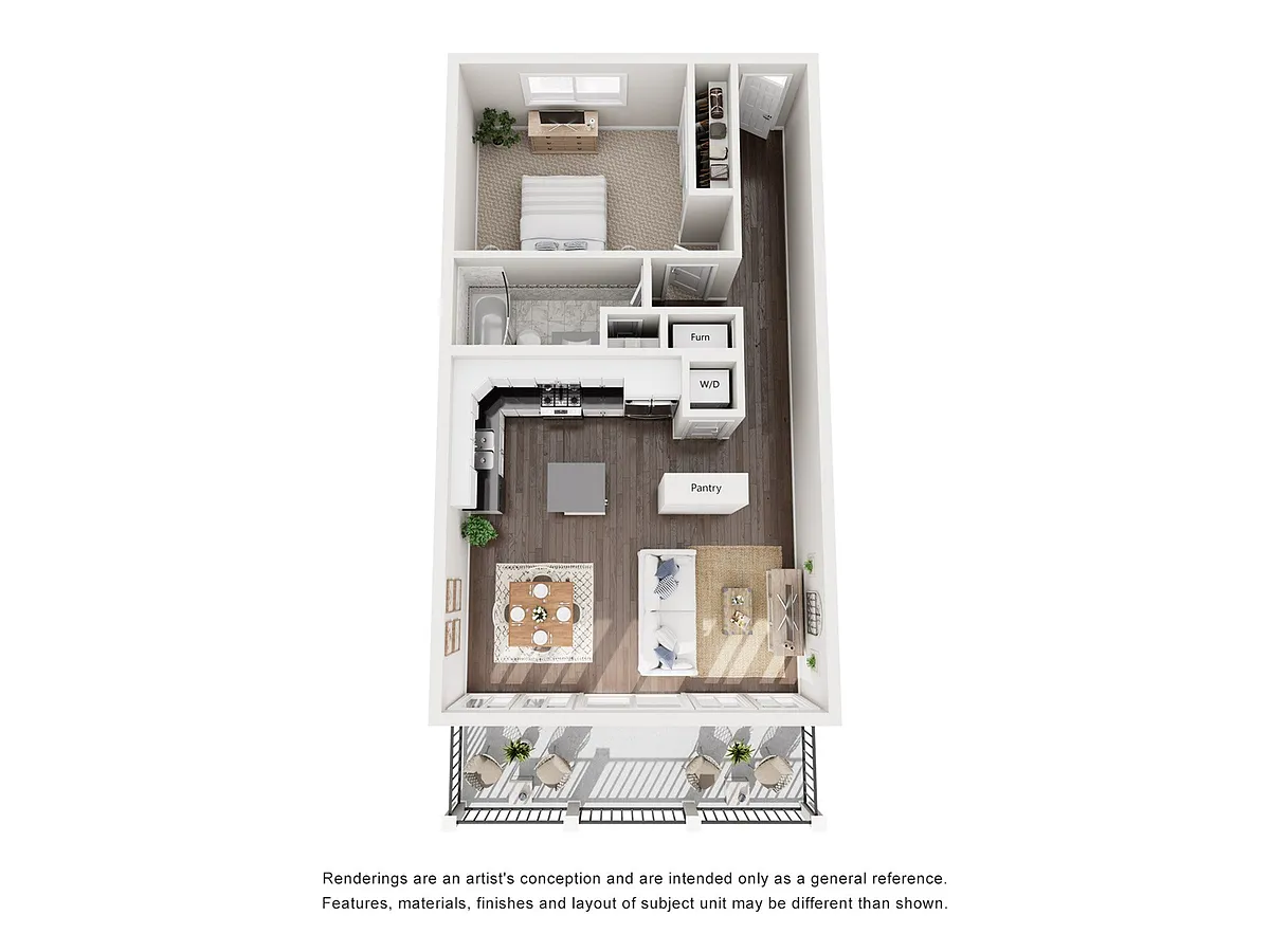 Floor plan 1X1