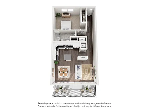 Floor plan 1X1