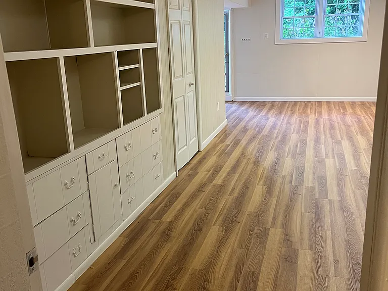 Leaving bedroom into living area