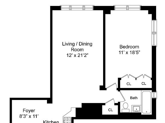 2nd image of 160 E 27th St APT 8B