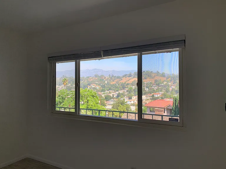 Mountain views from living room and bedroom
