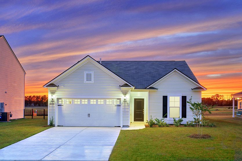 Compton Exterior LC1A at Twilight