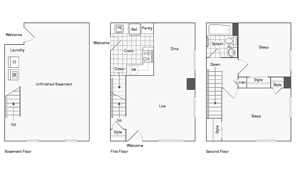 Floor plan Buckingham