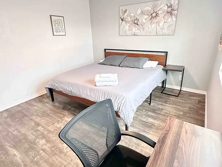 Bedroom with Work Desk