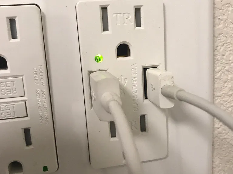 Built in USB outlets